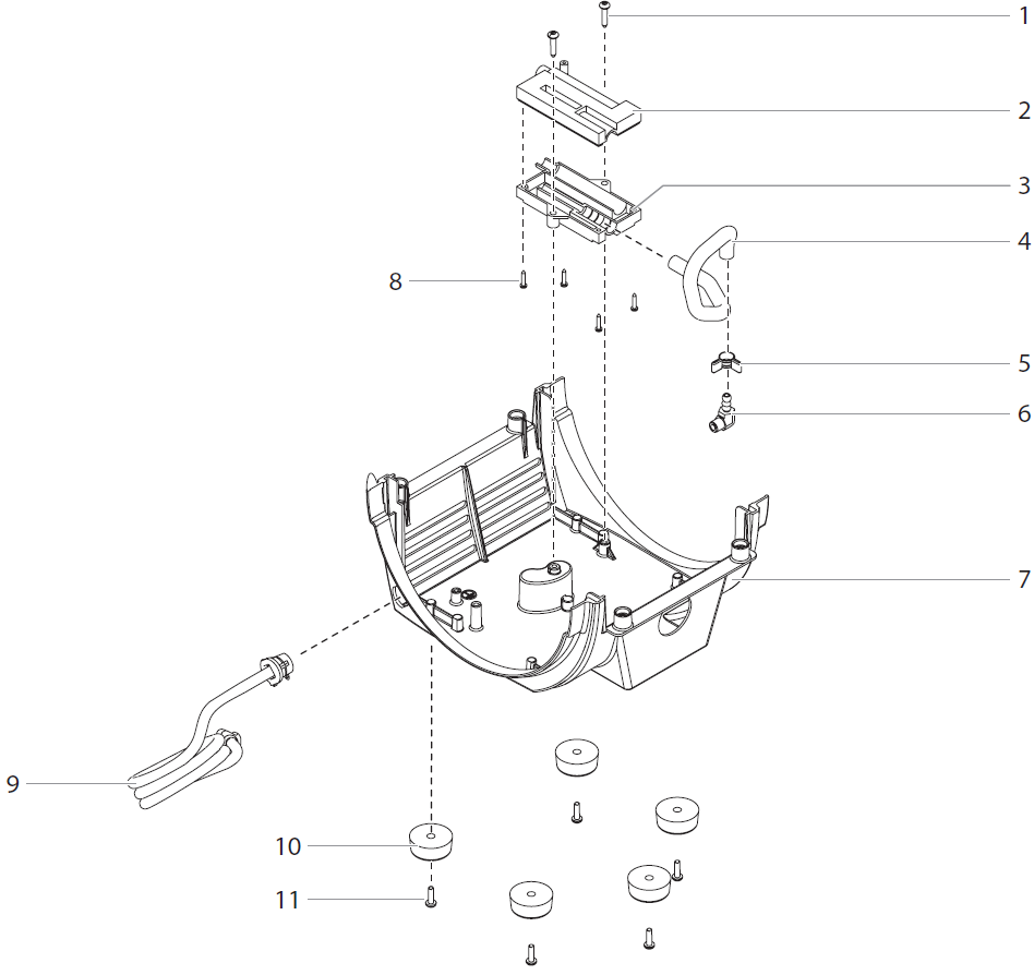 CapSpray 75 Lower Housing Assembly Parts